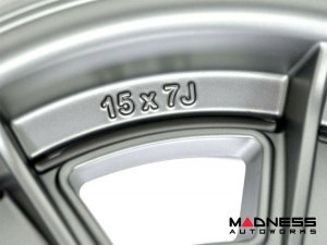 FIAT 500 Custom Wheels - Competizione - Sportiva Design - 15" - Gunmetal